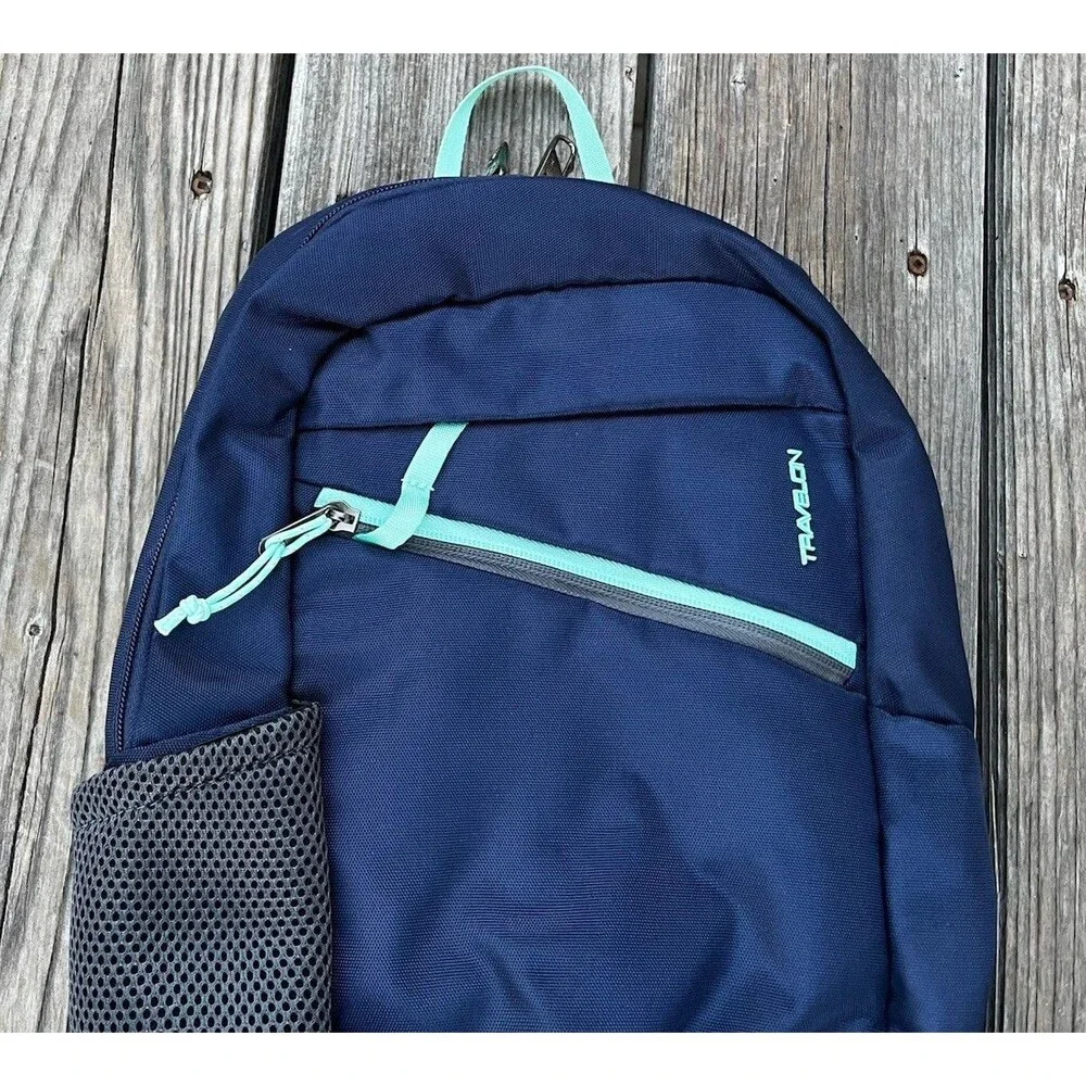 Travelon Greenland 9L Anti-Theft Backpack - Blue